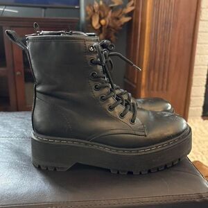 Womens Grunge Platform Boots SZ 6
